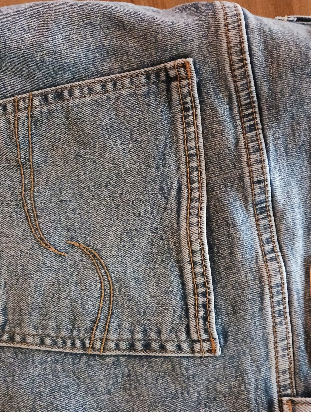 Levi Strauss High Rise Womens Shorts 18 W34 Denim Signature Heritage Western - Picture 6 of 11